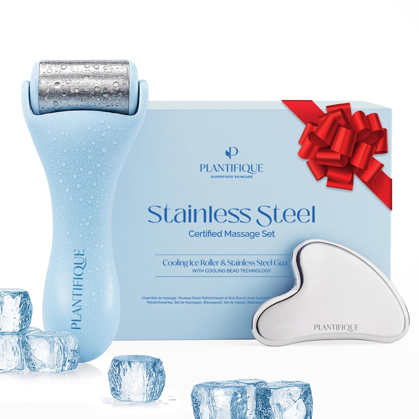 PLANTIFIQUE Gua Sha Facial Tools | Gifts | Massage Tool | Jawline Sculptor | Face Sculpting Tool for Your Skin Care Routine | Jade Guasha