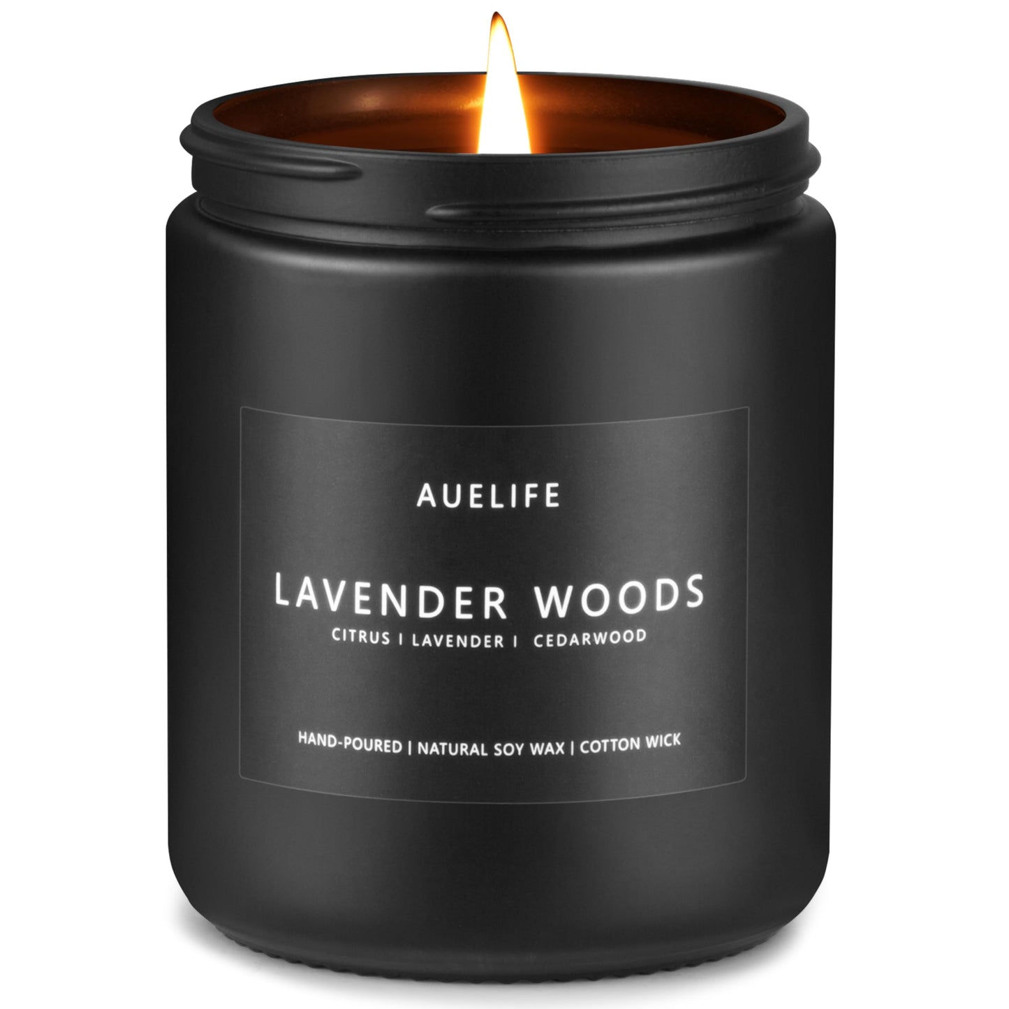 Scented Candles Set | Men Candle Set, Scented Candles for Home, Gifts for Men Aromatherapy Gift Set - 4 Pack Manly Gifts for Dad Fathers Day, Soy Candle of Leather/Smoke & Vanilla/Oak/Lavender