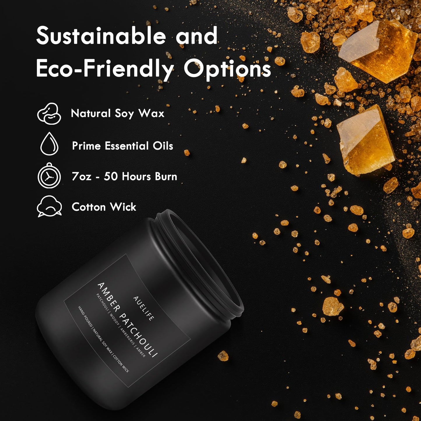 Scented Candles Set | Men Candle Set, Scented Candles for Home, Gifts for Men Aromatherapy Gift Set - 4 Pack Manly Gifts for Dad Fathers Day, Soy Candle of Leather/Smoke & Vanilla/Oak/Lavender