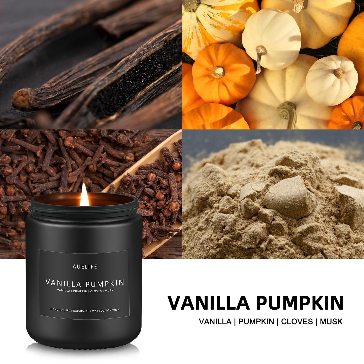 Scented Candles Set | Men Candle Set, Scented Candles for Home, Gifts for Men Aromatherapy Gift Set - 4 Pack Manly Gifts for Dad Fathers Day, Soy Candle of Leather/Smoke & Vanilla/Oak/Lavender