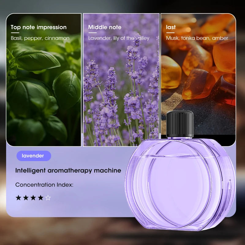 Smart Aromatherapy Machine Air Freshener Purifier Automatic Sprayer Essential Oil Perfume Diffuser Living Room Toilet Deodorizer